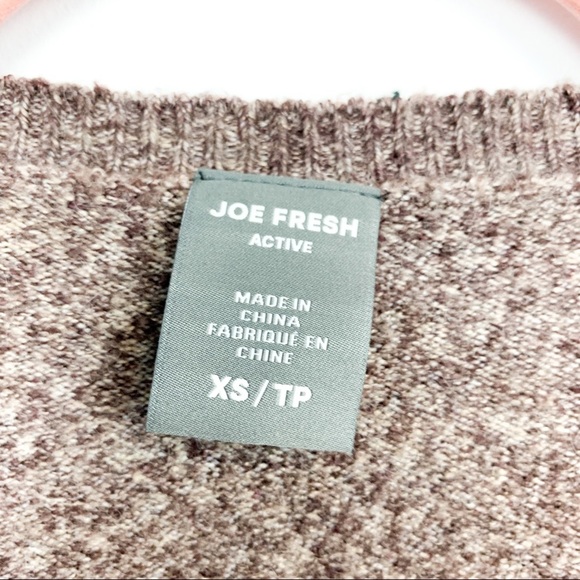 Joe Fresh Long Sleeve Super Soft Brown Sweater - Picture 8 of 8